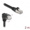 Delock Kabel kamery GigE se zástrčkou RJ45, pravoúhlý 90°, se šrouby, na zástrčku RJ45, Cat.6, S/FTP, 2 m, černý Delock Kabel kamery GigE se zástrčkou RJ45, pravoúhlý 90°, se šrouby, na zástrčku RJ45, Cat.6, S/FTP, 2 m, černý