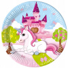 PROCOS Papierový tanier 20cm jednorožec PROCOS Papierový tanier 20cm jednorožec