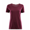 Funkčné tričko Aclima LightWool t-shirt Woman Zinfandel Funkčné tričko Aclima LightWool t-shirt Woman Zinfandel