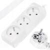 Predlžovací Kábel do zásuvky Elektromet 3 m, 3 ks zásuviek, biely Predlžovací Kábel do zásuvky Elektromet 3 m, 3 ks zásuviek, biely