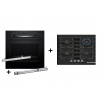 Zestaw piekarnik BOSCH HBA514BB3 + prowadnice teleskopowe BOSCH HEZ538000 + płyta gazowa BOSCH PNH6B6K40 Zestaw piekarnik BOSCH HBA514BB3 + prowadnice teleskopowe BOSCH HEZ538000 + płyta gazowa BOSCH PNH6B6K40