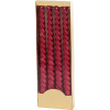 Sviečka MagicHome Vianoce, 25 cm, bal. 4 ks, červená, špirálová, točená Sviečka MagicHome Vianoce, 25 cm, bal. 4 ks, červená, špirálová, točená