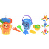 Formičky do piesku s vedierkom 6 ks mix Formičky do piesku s vedierkom 6 ks mix
