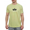 Alpha Industries Basic T RUBBER tričko pánske Arctic Lime Veľkosť: L, Farba: žltá Alpha Industries Basic T RUBBER tričko pánske Arctic Lime Veľkosť: L, Farba: žltá