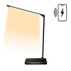 LED stolná lampa bez modrej zložky LuDream Focus Charge+ Black LED stolná lampa bez modrej zložky LuDream Focus Charge+ Black
