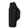 Vnitřní kydex pouzdro Glock 17, pravé, poloviční sweatguard, černá, spona 40 mm, RH Holsters Vnitřní kydex pouzdro Glock 17, pravé, poloviční sweatguard, černá, spona 40 mm, RH Holsters