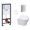 Grohe Závěsný wc set do lehkých stěn / předstěnová montáž SAT Infinitio SIKOGRSIN10A Grohe Závěsný wc set do lehkých stěn / předstěnová montáž SAT Infinitio SIKOGRSIN10A