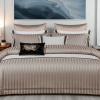 HOD (D) Saténové obliečky KELLER BROWN GREY 3-dielna súprava 140x200 cm HOD (D) Saténové obliečky KELLER BROWN GREY 3-dielna súprava 140x200 cm