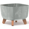 Kvetináč plast sivý Prosperplast 29 cm x 29 cm x 22 cm Kvetináč plast sivý Prosperplast 29 cm x 29 cm x 22 cm