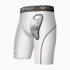 Pánske šortky na bojové športy Shock Doctor AirCore Cup Compression white Pánske šortky na bojové športy Shock Doctor AirCore Cup Compression white