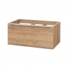 Mereo Mailo Umývadlová skrinka, 81x37x48 cm, 1 zásuvka, dub CN526S Mereo Mailo Umývadlová skrinka, 81x37x48 cm, 1 zásuvka, dub CN526S