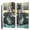 Peňaženkové 3D puzdro na Motorola Moto G13 / G23 / G53 5G - Cat Tiger Peňaženkové 3D puzdro na Motorola Moto G13 / G23 / G53 5G - Cat Tiger