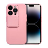Puzdro gumené Apple iPhone 14 Pro Slide ružové Puzdro gumené Apple iPhone 14 Pro Slide ružové