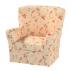 Dekoria Poťah na kreslo Tomelilla, jemané ružové kvety na svetlom ľanovom podklade, Poťah na kreslo Tomelilla, Londres, 143-88 Dekoria Poťah na kreslo Tomelilla, jemané ružové kvety na svetlom ľanovom podklade, Poťah na kreslo Tomelilla, Londres, 143-88
