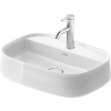 Duravit Zencha - Umývadlová misa 550x390 mm, biela 2374550071 Duravit Zencha - Umývadlová misa 550x390 mm, biela 2374550071