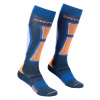 Ortovox pánske ponožky Ski Rock'N'Wool Long Socks M | farba: petrol blue, veľkosť: 45-47 Ortovox pánske ponožky Ski Rock'N'Wool Long Socks M | farba: petrol blue, veľkosť: 45-47