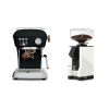 Ascaso Dream PID, Dark Black + Eureka Mignon Silenzio 55, BL white Ascaso Dream PID, Dark Black + Eureka Mignon Silenzio 55, BL white