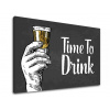 Obraz na stenu s textom Time to drink (moderné obrazy s textom) Obraz na stenu s textom Time to drink (moderné obrazy s textom)