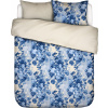 Posteľná bielizeň Leila s 2 obliečkami na vankúš 80 x 80 cm zapínanie na zips 200 x 200 cm modro-béžová Posteľná bielizeň Leila s 2 obliečkami na vankúš 80 x 80 cm zapínanie na zips 200 x 200 cm modro-béžová