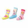 BE SNAZZY Bavlnené dievčenské ponožky s protišmykovou silikónovou podrážkou 15 - 17 cm 1 ks BE SNAZZY Bavlnené dievčenské ponožky s protišmykovou silikónovou podrážkou 15 - 17 cm 1 ks