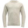 DEVOLD Nansen Sweater Crew Neck, Grey Melange - M DEVOLD Nansen Sweater Crew Neck, Grey Melange - M
