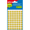 APLI Etikety, okrúhle, priemer: 13 mm, ručne popisovateľné, farebné, APLI, žlté, 175 etikiet/bal APLI Etikety, okrúhle, priemer: 13 mm, ručne popisovateľné, farebné, APLI, žlté, 175 etikiet/bal