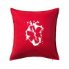 Srdce zdravia - Vankúš 50x50 - 50x50 - Iba poťah ( Červená ) Srdce zdravia - Vankúš 50x50 - 50x50 - Iba poťah ( Červená )