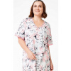 Nadmerná dámska nočná košeľa Flóra XL Ružová Nadmerná dámska nočná košeľa Flóra XL Ružová