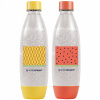 Sada 2x Fľaša 1L do výrobníka sódy Sodastream - oranžová / žltá dvojbalenie Sada 2x Fľaša 1L do výrobníka sódy Sodastream - oranžová / žltá dvojbalenie