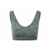 Tchibo - Bezšvová športová podprsenka - pre dámy - veľ. M 40/42 - farba: zelená/žakár Tchibo - Bezšvová športová podprsenka - pre dámy - veľ. M 40/42 - farba: zelená/žakár