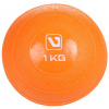 LiveUp Weight ball lopta na cvičenie oranžová hmotnosť 1 kg LiveUp Weight ball lopta na cvičenie oranžová hmotnosť 1 kg