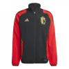 adidas Belgium Pre-match Jacket 2024 Adults Black/Scarlet XL adidas Belgium Pre-match Jacket 2024 Adults Black/Scarlet XL