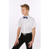 Slávnostná chlapčenská biela košeľa krátky rukáv SLIM, veľ. 128 Slávnostná chlapčenská biela košeľa krátky rukáv SLIM, veľ. 128