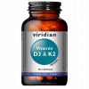 Vitamín D3 a K2 90 kapsúl Viridian Vitamín D3 a K2 90 kapsúl Viridian
