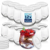 12x SKLENENÝ pohár / pohárik / nádoba na jogurt, dezerty 200 ml 12x SKLENENÝ pohár / pohárik / nádoba na jogurt, dezerty 200 ml