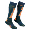 Ortovox pánske ponožky Ski Rock'N'Wool Long Socks M | farba: pacific green, veľkosť: 39-41 Ortovox pánske ponožky Ski Rock'N'Wool Long Socks M | farba: pacific green, veľkosť: 39-41