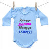 Boodyy Modré body s dlhým rukávom Krásny po maminke, šikovný po tatkovi 86 (12-18 mesiacov) Boodyy Modré body s dlhým rukávom Krásny po maminke, šikovný po tatkovi 86 (12-18 mesiacov)