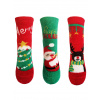 Detské vianočné ponožky Aura.Via - SGB9119, červená/ zelená Farba: Mix farieb, Veľkosť: 28-31 Detské vianočné ponožky Aura.Via - SGB9119, červená/ zelená Farba: Mix farieb, Veľkosť: 28-31
