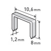 EXTOL PREMIUM 8852202 spony, balení 1000ks, 8mm, 10,6x0,52x1,2mm EXTOL PREMIUM 8852202 spony, balení 1000ks, 8mm, 10,6x0,52x1,2mm
