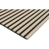 Akustický panel PET+MDF 19x572,5x1195 mm zebrano fóliovaný Akustický panel PET+MDF 19x572,5x1195 mm zebrano fóliovaný