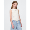 GAP Children's ribbed tank top with logo - Girls biela XS GAP 1200140242431 GAP Children's ribbed tank top with logo - Girls biela XS GAP 1200140242431