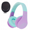 PowerLocus Bluetooth sluchátka P1 v tyrkysově fialové barvě PowerLocus Bluetooth sluchátka P1 v tyrkysově fialové barvě