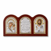 Strieborná ikona triptych Ježiš a Bohorodička Strieborná ikona triptych Ježiš a Bohorodička