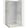 Sprchovací kút REA City 80x100 Brush Gold Sprchovací kút REA City 80x100 Brush Gold