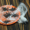 PLASTOVÉ PAVÚKY 8 KS 6 CM HALLOWEEN DEKORÁCIA OZDOBA PAVÚK PLASTOVÉ PAVÚKY 8 KS 6 CM HALLOWEEN DEKORÁCIA OZDOBA PAVÚK