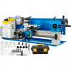 Mini Sústruh na Kov 180x350mm Stolný 550W Nástroj s 3-Čeľusťovým Skľučovadlom Mini Sústruh na Kov 180x350mm Stolný 550W Nástroj s 3-Čeľusťovým Skľučovadlom