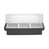 Box na prísady – 3 nádoby, BarUp, Čierna, 480x150x(H)100mm Box na prísady – 3 nádoby, BarUp, Čierna, 480x150x(H)100mm