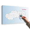 Obraz na korku mapa Slovenskej republiky Obraz na korku mapa Slovenskej republiky
