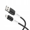 Kábel Hoco USB - microUSB typ B, 1 m, čierny Kábel Hoco USB - microUSB typ B, 1 m, čierny