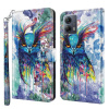 Peňaženkové 3D puzdro na Motorola Moto G13 / G23 / G53 5G - Watercolor Owl Peňaženkové 3D puzdro na Motorola Moto G13 / G23 / G53 5G - Watercolor Owl